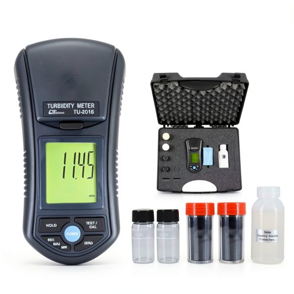 Scientific Turbidity Meter, Water Quality Meter Handheld Turbidity Meter for Field and Lab, Pharmaceutical Plants, Turbidimeter for Water Test with Factory Calibration Certificate Model: TU-2016-5