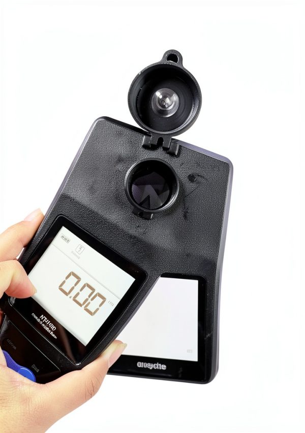 Digital Turbidity Meter Portable Turbidimeter Turbidity Analyzer with Calibration Standards Solution 0.02 10.00 200 500 1000 NTU 2 to 5 Points Calibration 4 Selectable Turbidity Units USB Interface-7
