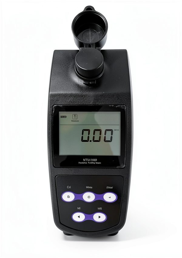 Digital Turbidity Meter Portable Turbidimeter Turbidity Analyzer with Calibration Standards Solution 0.02 10.00 200 500 1000 NTU 2 to 5 Points Calibration 4 Selectable Turbidity Units USB Interface-5