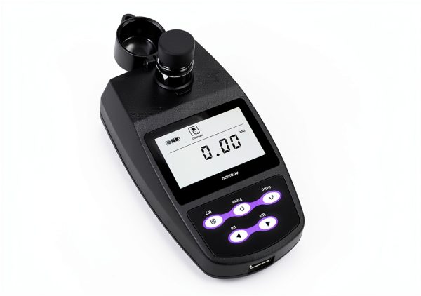 Digital Turbidity Meter Portable Turbidimeter Turbidity Analyzer with Calibration Standards Solution 0.02 10.00 200 500 1000 NTU 2 to 5 Points Calibration 4 Selectable Turbidity Units USB Interface-4