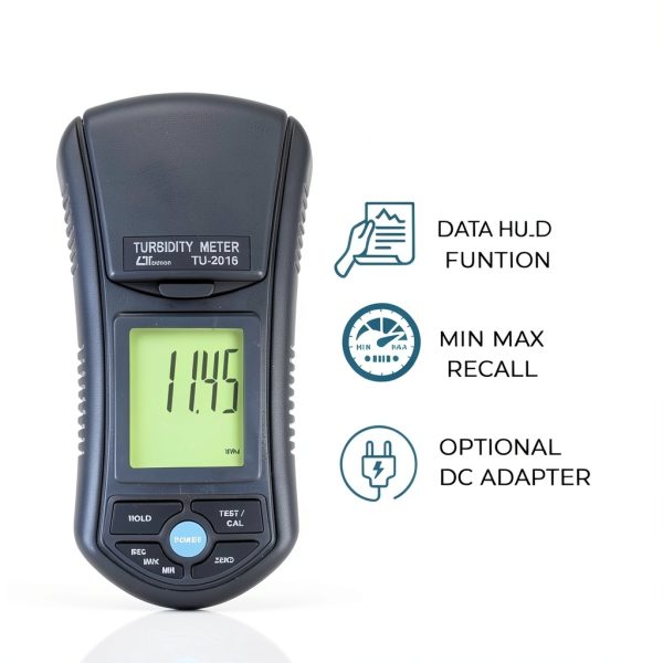 Scientific Turbidity Meter, Water Quality Meter Handheld Turbidity Meter for Field and Lab, Pharmaceutical Plants, Turbidimeter for Water Test with Factory Calibration Certificate Model: TU-2016-3