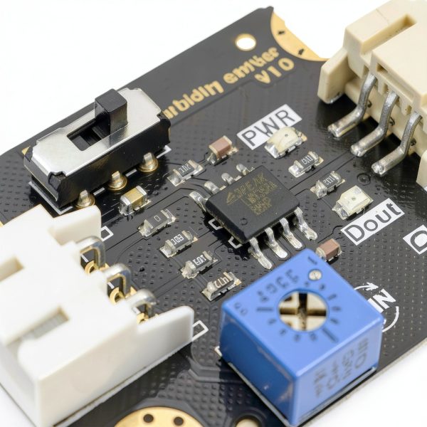 Gravity: Analog Turbidity Sensor for Arduino / ESP32 / STM32 / Raspberry Pi (ADC Required) | Water Quality Monitor | <500ms Response Time & 0-4000NTU Range-4