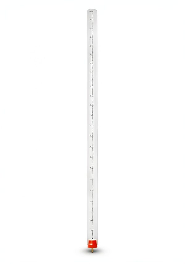 Turbidity Tube with Secchi Disk by EISCO 120cm Shatter Resistant-0