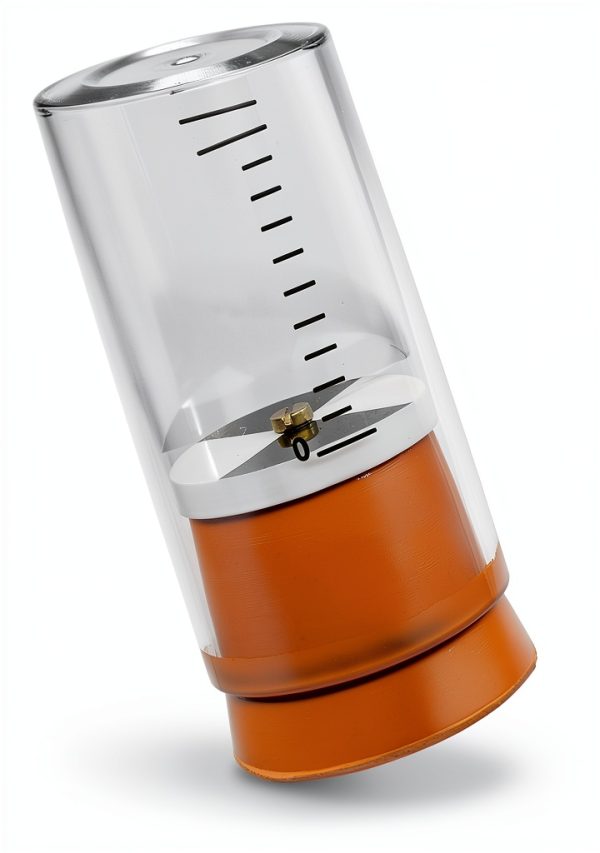 Turbidity Tube with Secchi Disk by EISCO 120cm Shatter Resistant-2