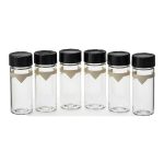 Hach Portable Turbidimeter Sample Cells 25 mm Round Glass Pack of 6-0